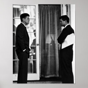 President John Kennedy en Robert Kennedy Poster