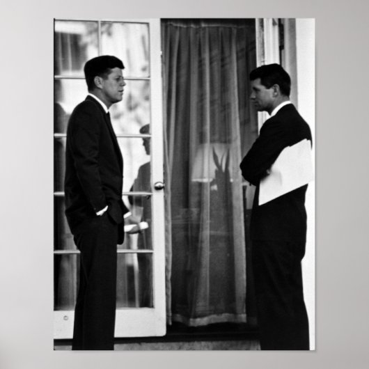 President John Kennedy en Robert Kennedy Poster (Voorkant)
