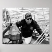 President John Kennedy Sailing Poster (Voorkant)