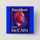 President John McCain Button (Voorkant)