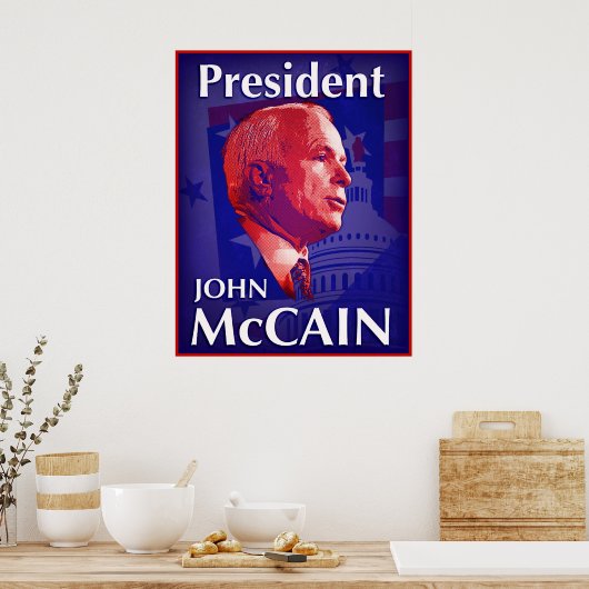 President John McCain Poster (Keuken)