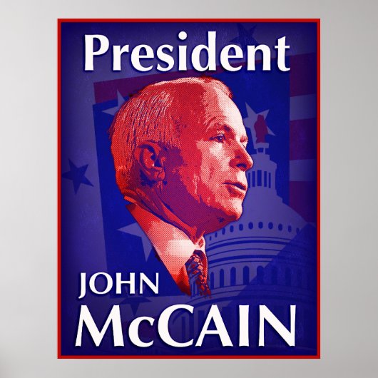 President John McCain Poster (Voorkant)