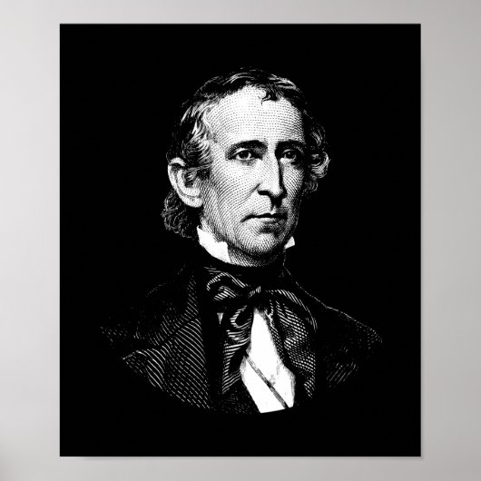 President John Tyler Graphic Poster (Voorkant)