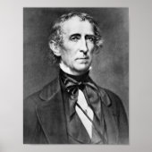 President John Tyler Portrait - Circa 1860 Poster (Voorkant)