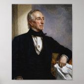 President John Tyler Portrait Poster (Voorkant)