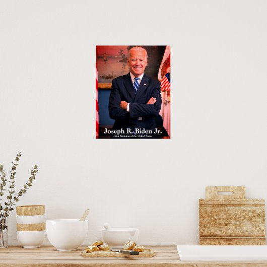 President Joseph "Joe" Biden, 46e POTUS Poster (Keuken)