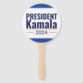 President Kamala 2024 Handwaaier (Achterkant)