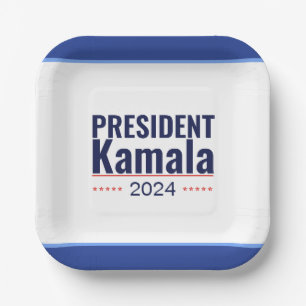 President Kamala 2024 Papieren Bordje