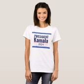 President Kamala 2024 T-shirt (Voorkant volledig)