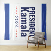 President Kamala 2024 Wandkleed (In Situ (horizontaal))