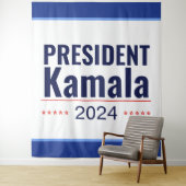 President Kamala 2024 Wandkleed (In situ)