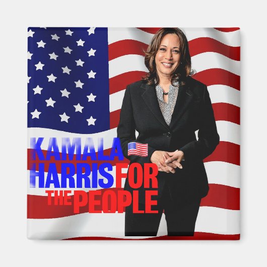 President Kamala Harris 2024_ Magneet (Voorkant)