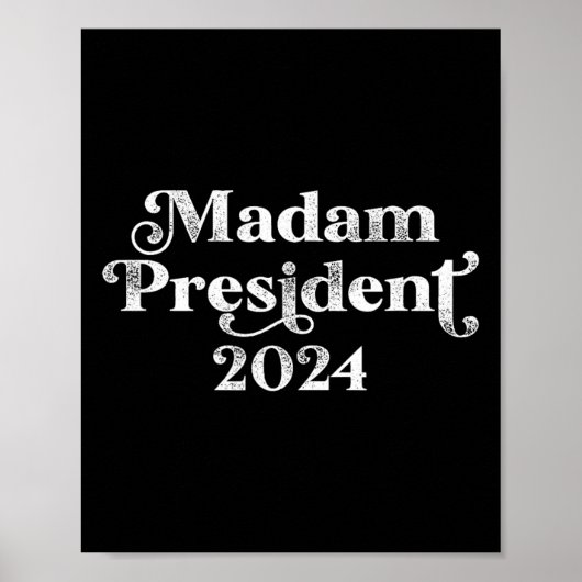 President Kamala Harris 2024 Poster (Voorkant)
