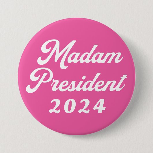 President Kamala Harris 2024 Ronde Button 7,6 Cm (Voorkant)