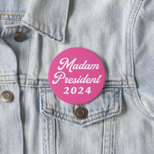 President Kamala Harris 2024 Ronde Button 7,6 Cm (In situ)