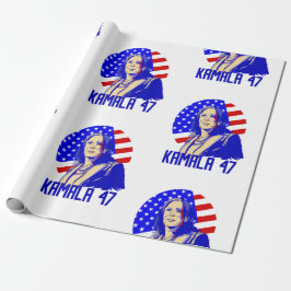 president kamala harris 47 cadeaupapier