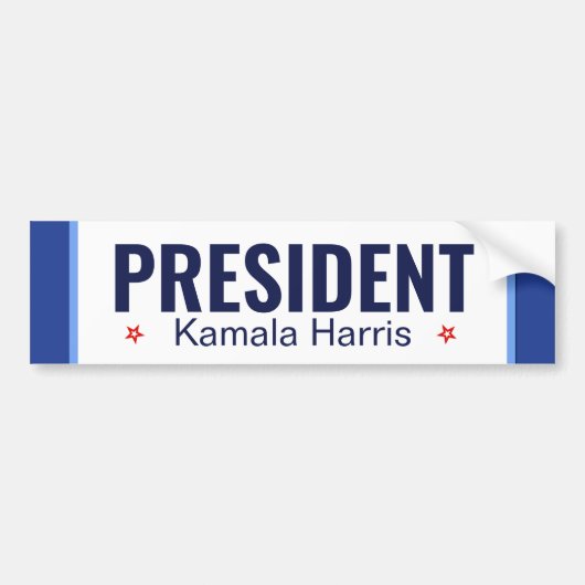 President Kamala Harris Inauguratie Bumpersticker (Voorkant)