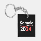 president kamala harris , president harris sleutelhanger (Voorkant Links)