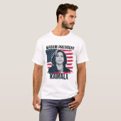 President Kamala Harris T-shirt (Voorkant volledig)