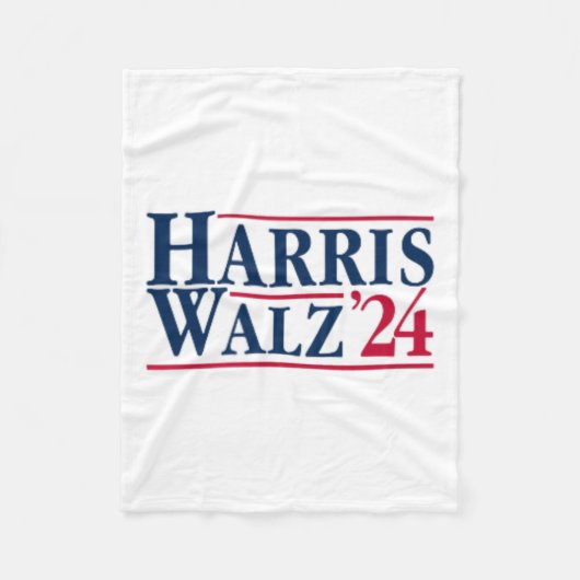President Kamala Harris Tim Walz VP Brat Cat Ladie Fleece Deken (Voorkant)