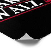 President Kamala Harris Tim Walz VP Brat Cat Ladie Poster (Hoek)