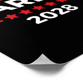 President Kamala Harris voor President 2028 Poster (Hoek)