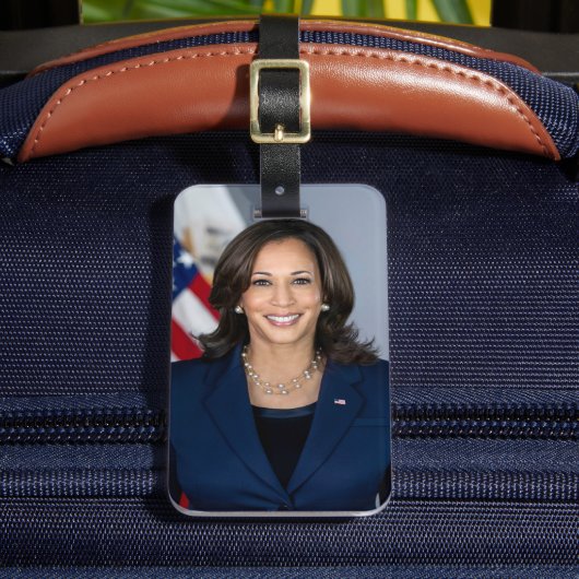 President kandidaat Kamala Harris US 2024 Bagagelabel (Voorkant Insitu 2)