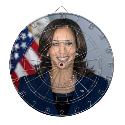 President kandidaat Kamala Harris US 2024 Dartbord (Voorkant)