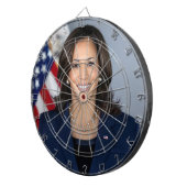 President kandidaat Kamala Harris US 2024 Dartbord (Voorkant Rechts)