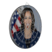 President kandidaat Kamala Harris US 2024 Dartbord (Voorkant Links)