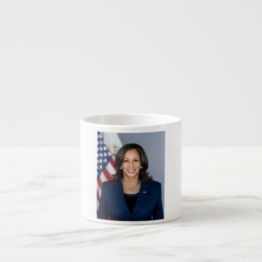 President kandidaat Kamala Harris US 2024 Espresso Kop (Voorkant)