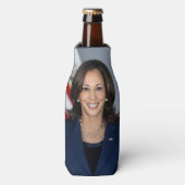 President kandidaat Kamala Harris US 2024 Flesjeskoeler (Fles Voorkant)