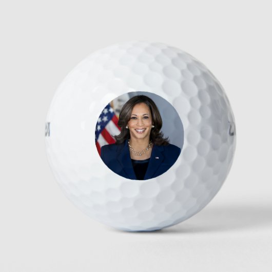 President kandidaat Kamala Harris US 2024 Golfballen (Voorkant)