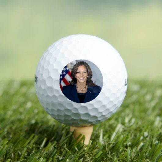 President kandidaat Kamala Harris US 2024 Golfballen (Insitu Shirt)