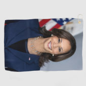 President kandidaat Kamala Harris US 2024 Golfhanddoek (Horizontaal)