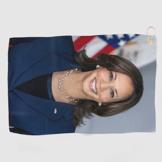 President kandidaat Kamala Harris US 2024 Golfhanddoek (Horizontaal)