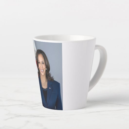 President kandidaat Kamala Harris US 2024 Latte Mok (Rechterhoek)