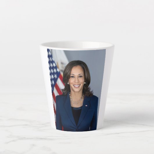 President kandidaat Kamala Harris US 2024 Latte Mok (Voorkant)
