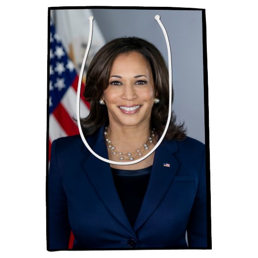President kandidaat Kamala Harris US 2024 Medium Cadeauzakje (Voorkant)