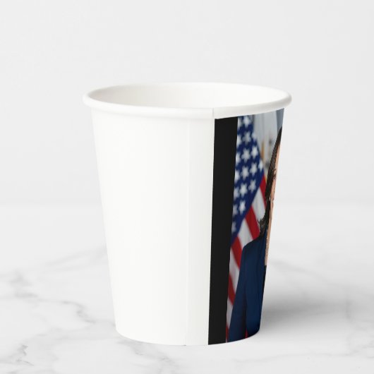 President kandidaat Kamala Harris US 2024 Papieren Bekers (Rechts)