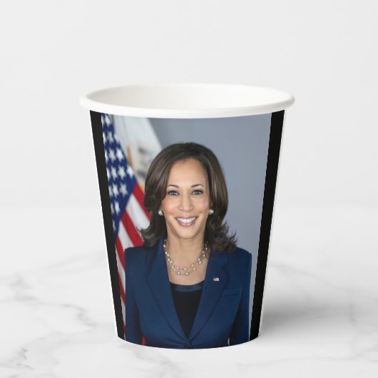 President kandidaat Kamala Harris US 2024 Papieren Bekers (Voorkant)