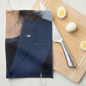 President kandidaat Kamala Harris US 2024 Theedoek (Quarter Fold)