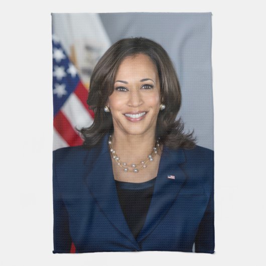 President kandidaat Kamala Harris US 2024 Theedoek (Verticaal)