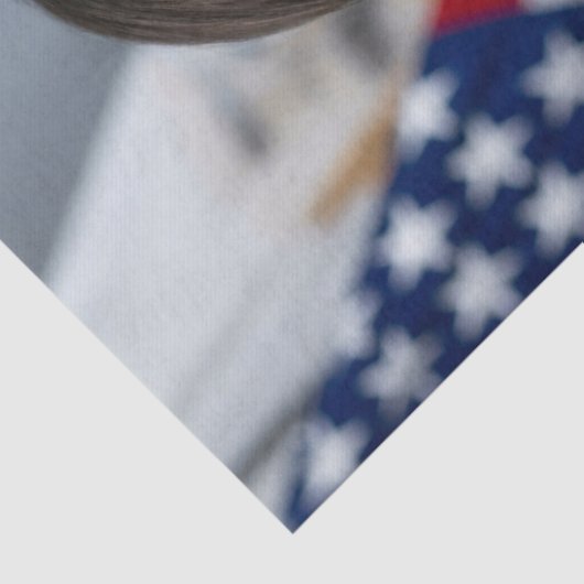 President kandidaat Kamala Harris US 2024 Tissuepapier (Detail)