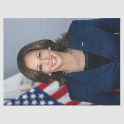 President kandidaat Kamala Harris US 2024 Tissuepapier (Voorkant)