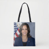 President kandidaat Kamala Harris US 2024 Tote Bag (Voorkant)