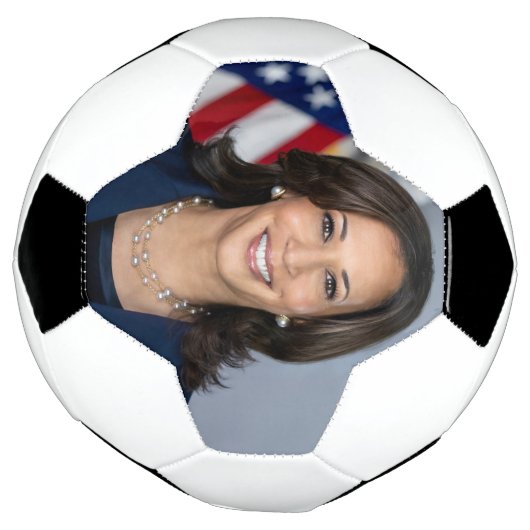 President kandidaat Kamala Harris US 2024 Voetbal (Gedraaid)