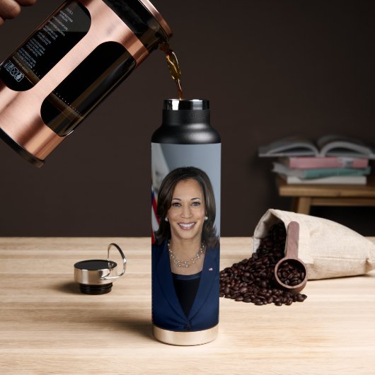 President kandidaat Kamala Harris US 2024 Waterfles (Koffie)