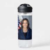 President kandidaat Kamala Harris US 2024 Waterfles (Voorkant)