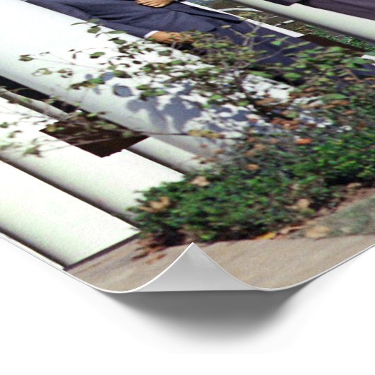 President Kennedy en Robert McNamara Poster (Hoek)